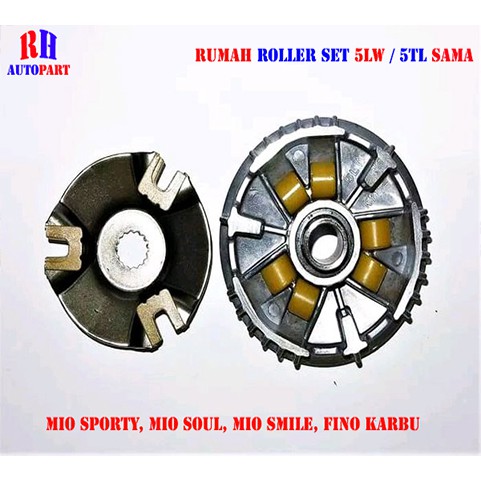 RUMAH ROLLER ASSY MIO SPORTY MIO SMILE MIO SOUL FINO KARBU 5LW / 5TL RUMAH ROLLER MIO KARBU 5TL