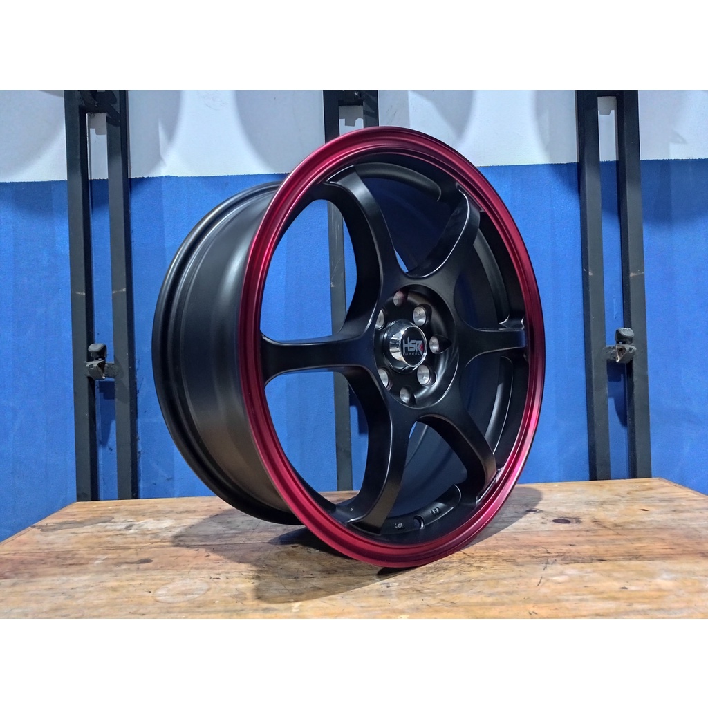 Velg Mobil Racing Ring 17 HSR MISAKI R17 Lebar 7 Untuk Xenia Mazda2 Yaris Nissan March Suzuki dll