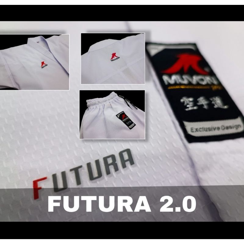 Baju Karate Kumite Muvon Type Futura Mew Wkf Style Baju Kumite Original Terbaru 2026 Baju Karate Ter