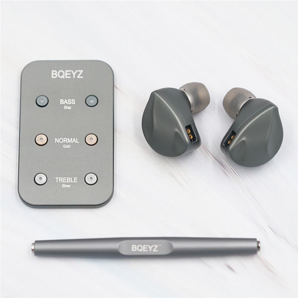 BQEYZ Autumn HiFi 13mm Dynamic Driver Dual Cavity In-ear Earphone IEM Replaceable Tuning Switch CNC Shell