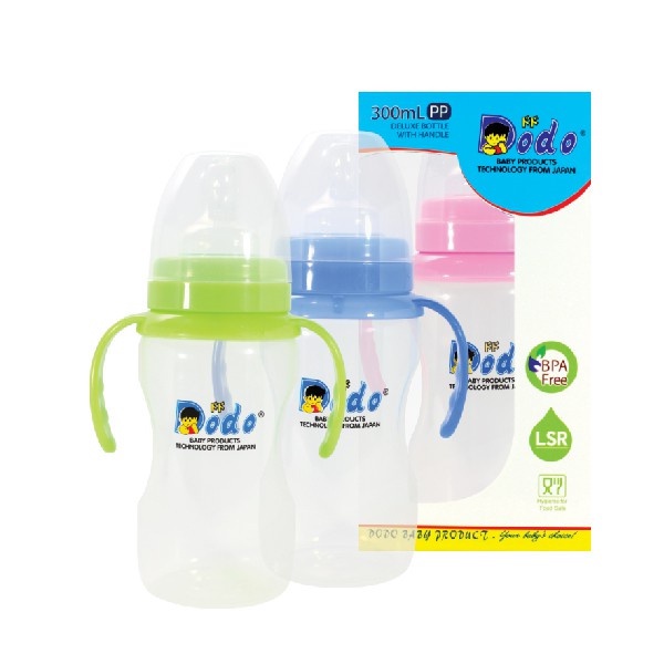 Dodo Botol Susu WIDE NECK  PP Deluxe/ with Handle