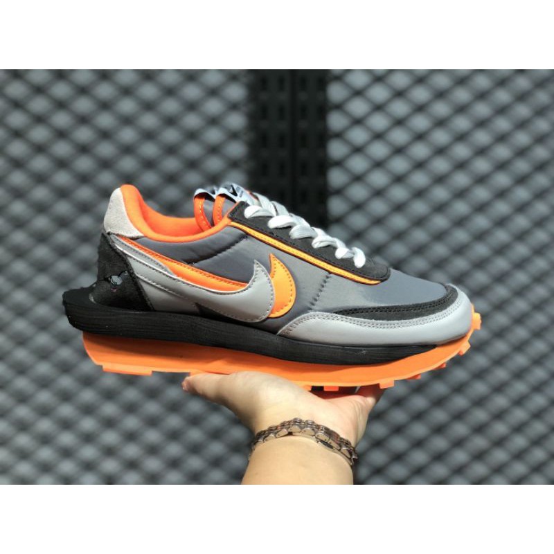 Sepatu Nike LDV Waffle Pigeon Orange x Sacai