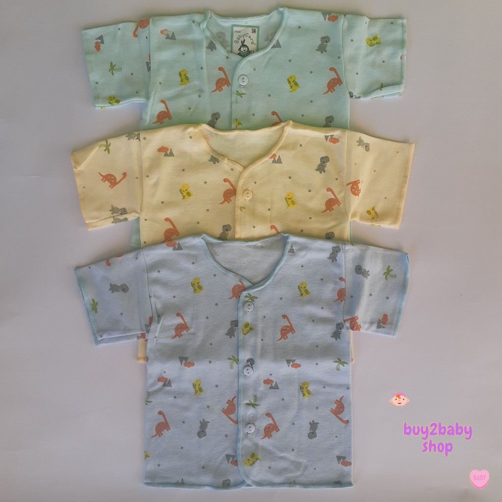 Baju bayi lengan pendek babycare bayi usia 0-4 bulan isi 1 PCS