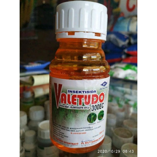 Insektisida Valetudo Klorfenapir 300EC Pembasmi Ulat Ampuh - Cap Kapal Terbang