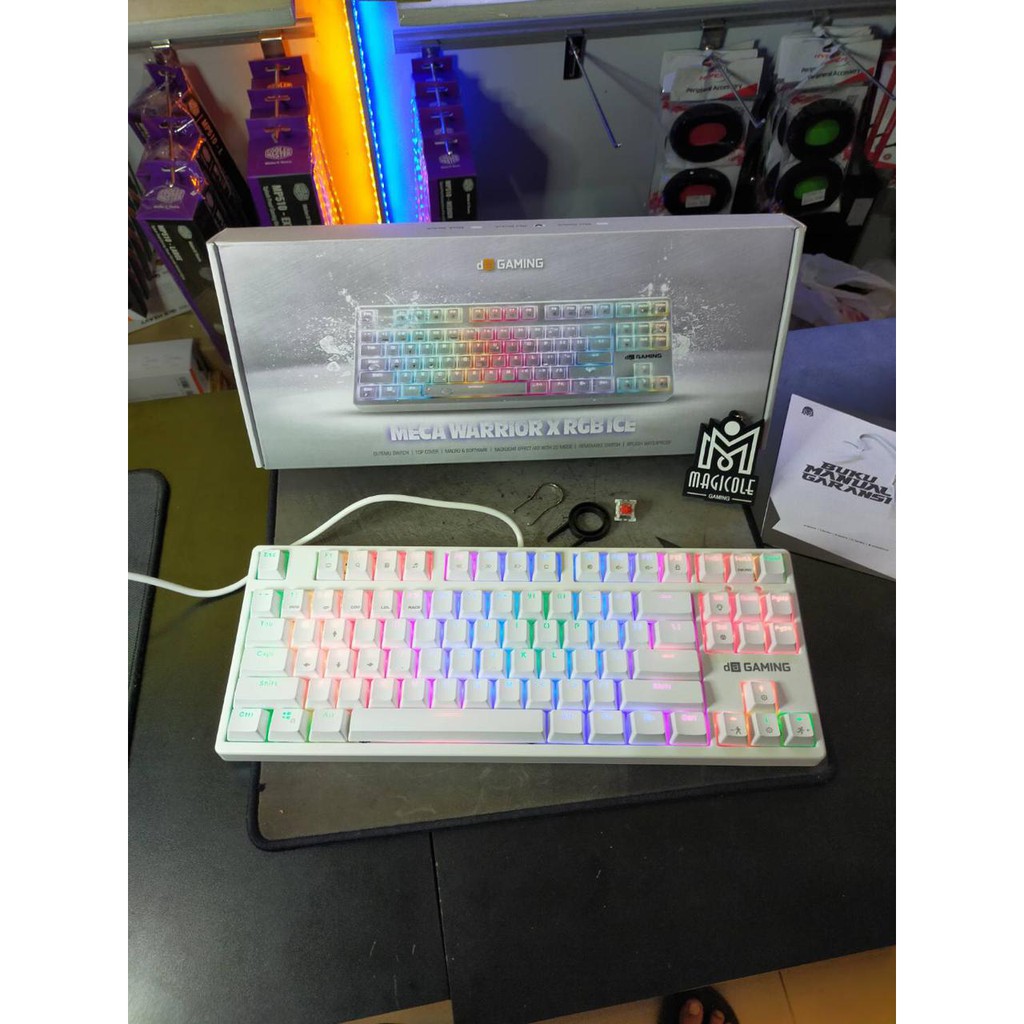 DA GAMING KEYBOARD MECA WARRIOR X RGB ICE