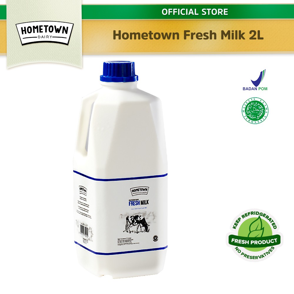 

Hometown Fresh Milk Susu Segar 2L
