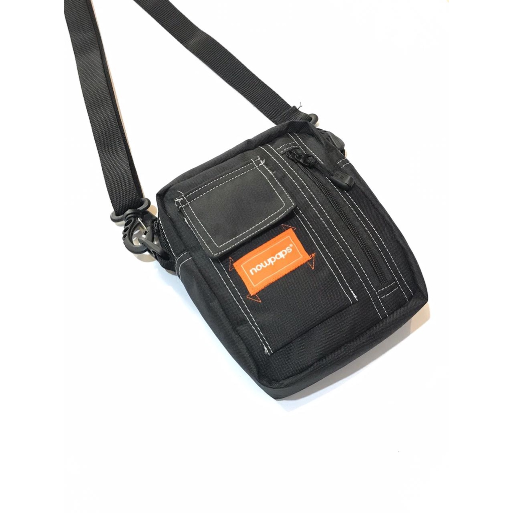 tas shoulderbag micro hitam original nowpaps.slimbag hitam micro nowpaps.tas slimbag nowpaps