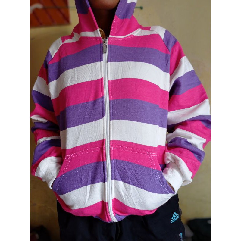 SWEATER BELANG-BELANG (PUTIH PINK UNGU)