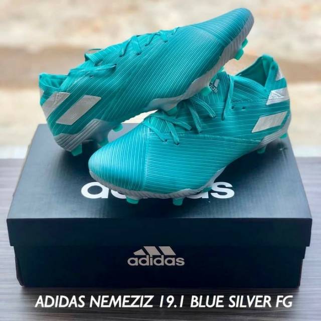 Adidas Nemeziz 19.1 Blue Silver FG