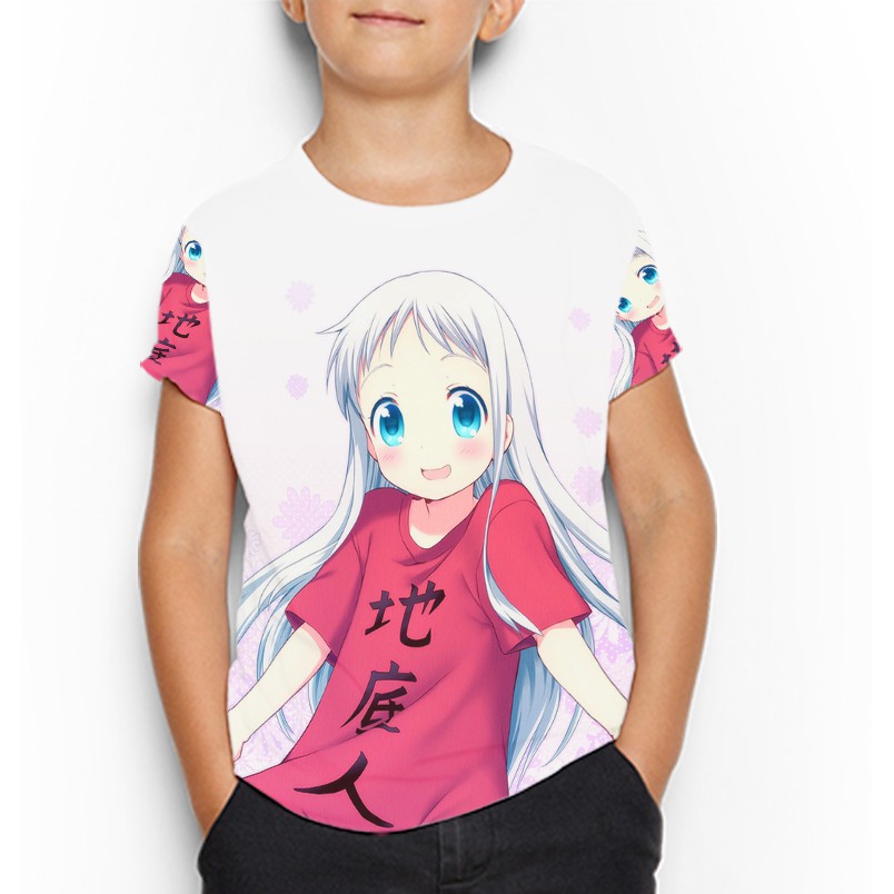 Meiko Honma Meiko Menma Anohana Kaos Anak Umur 3 s/d 10 Tahun