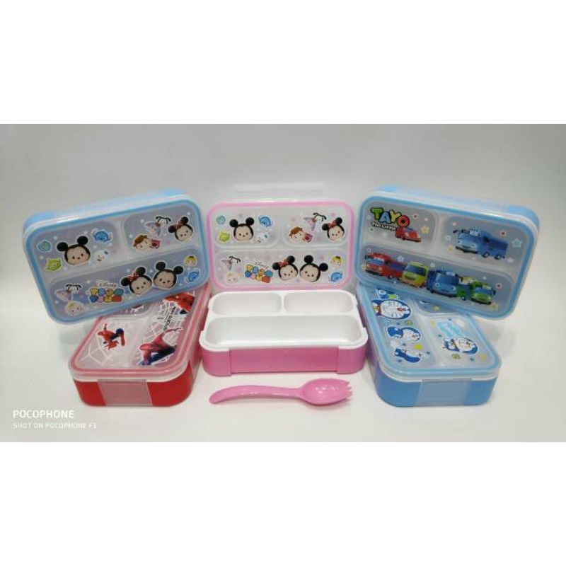 TEMPAT MAKAN YOYE MINI/ BEKAL ANAK/ LUNCH BOX/  KARAKTER ANAK