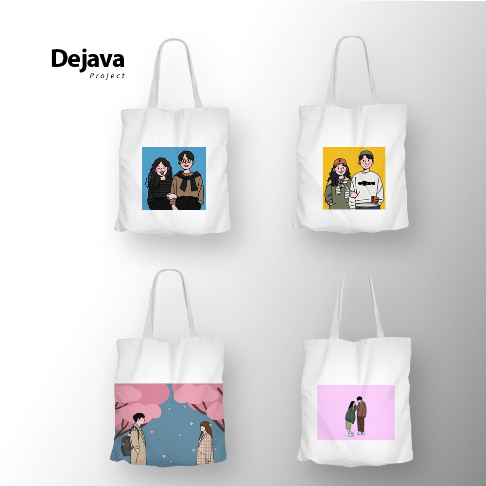 TERBARU TOTEBAG KANVAS ORIGINAL DEJAVA TOTEBAG KANVAS COLLECTION TAS WANITA