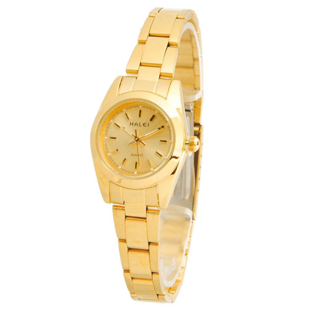  JAM  TANGAN  WANITA CLASIC GOLD HALEI  ORIGINAL 422L Shopee 