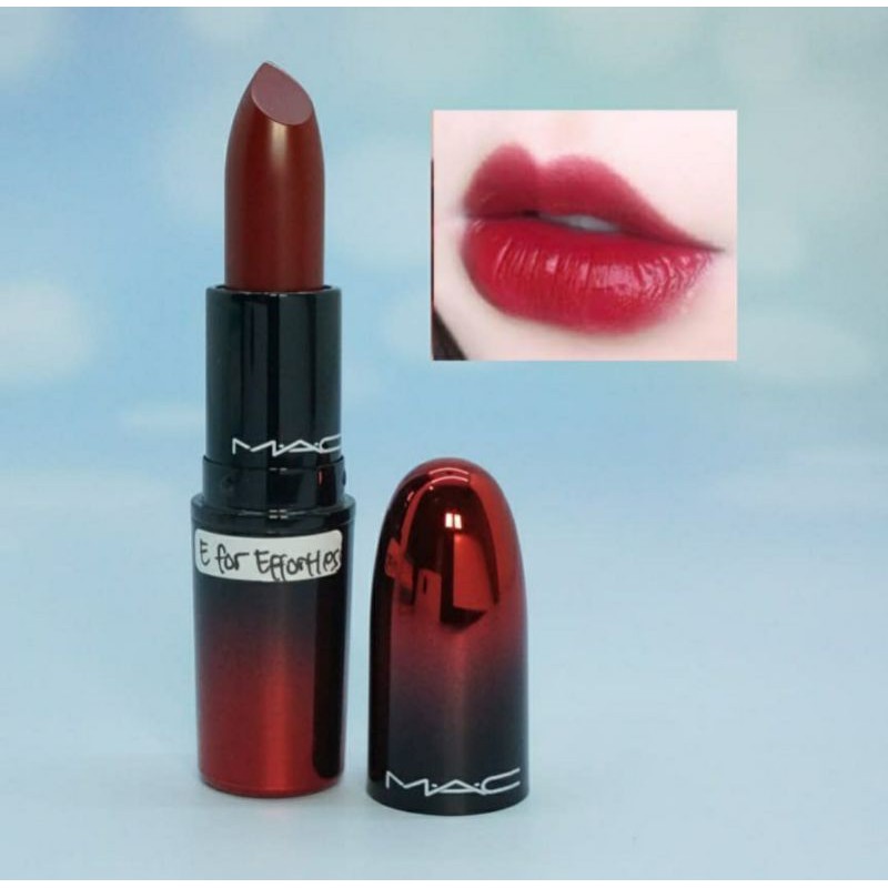 MAC Lipstick shade Love E for Effortless