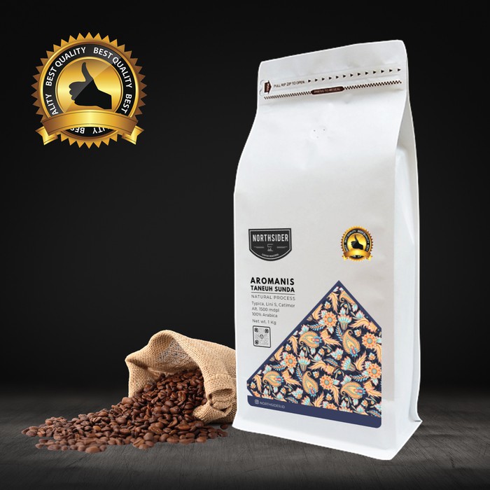 

BIJI KOPI ARABIKA AROMANIS NATURAL NORTHSIDER COFFEE 1KG - kkp2329