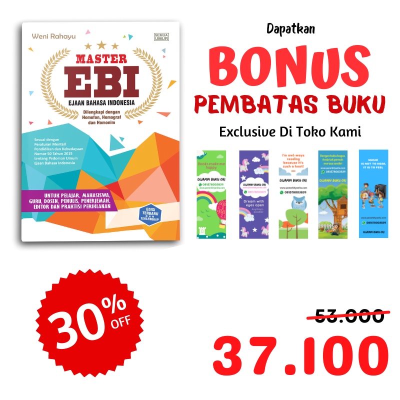 Syalmahat Publishing Buku Puebi EYD Master Ebi Ejaan Bahasa Indonesia