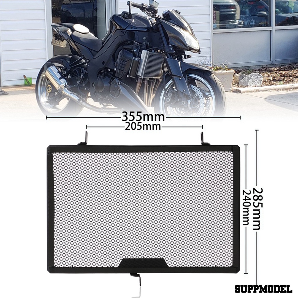 SPM Radiator Grille Cover Effective Compact Grid Shape Solid Guard Grille Protection for Kawasaki Z750 Z800 Z1000