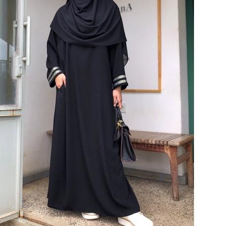 ♩ Abaya Basic Abaya Hitam Abaya Syari Abaya Gamis Busui Gamis Abaya Terbaru Gamis Turkey MEDINA ۩