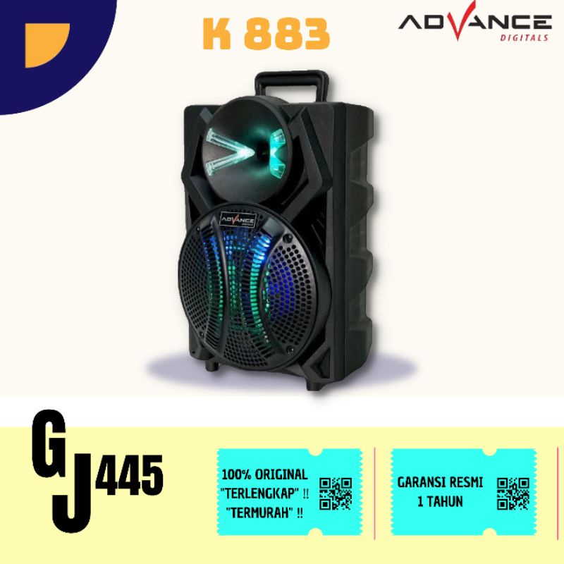 speaker advance k883