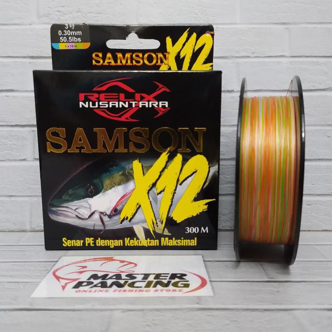 Senar Pe Relix Nusantara Samson X12 - Pe 3 - 300M