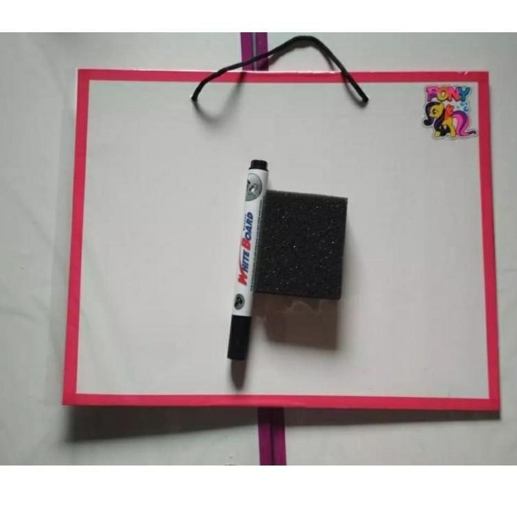 

[PRODUK MZP8M] papan tulis ukuran 25×30cm/papan tulis anak/white board/papan tulis gantung/papan tulis karakter/papan tulis gantung RNI