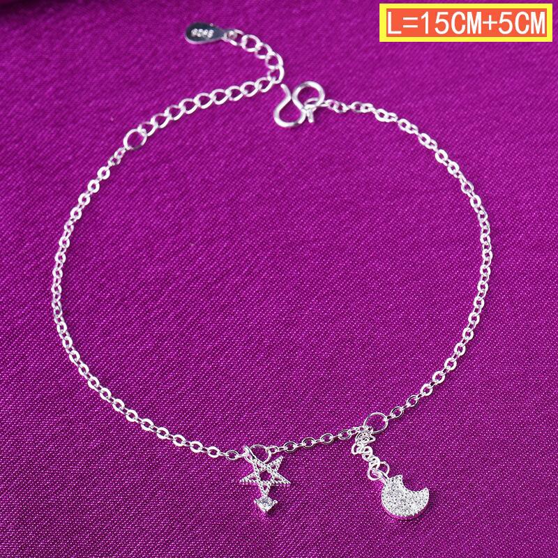 50 gaya 925 gelang perak asli, aksesoris perhiasan fashion Jepang dan Korea-19