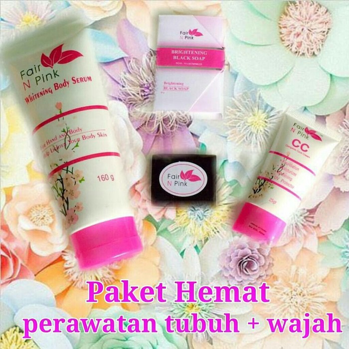 Cuci Gudang!! Paket Shining  Fair N Pink Paket Perawatan Bagi Kulit