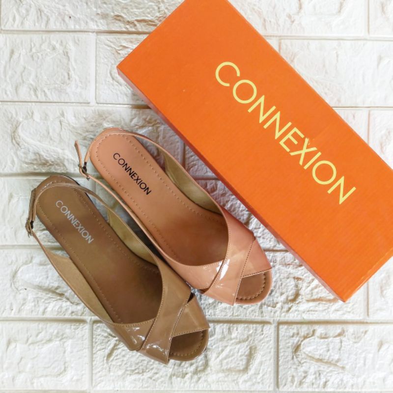 FLATSHOES / SEPATU SANDAL WANITA CONNEXION BRANDED MATAHARI MURAH CVN71