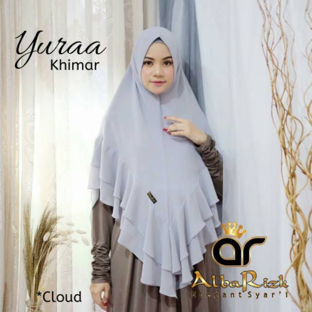 KHIMAR SYARI ANTEM YURA  ALBARIZK | HIJAB TERBARU