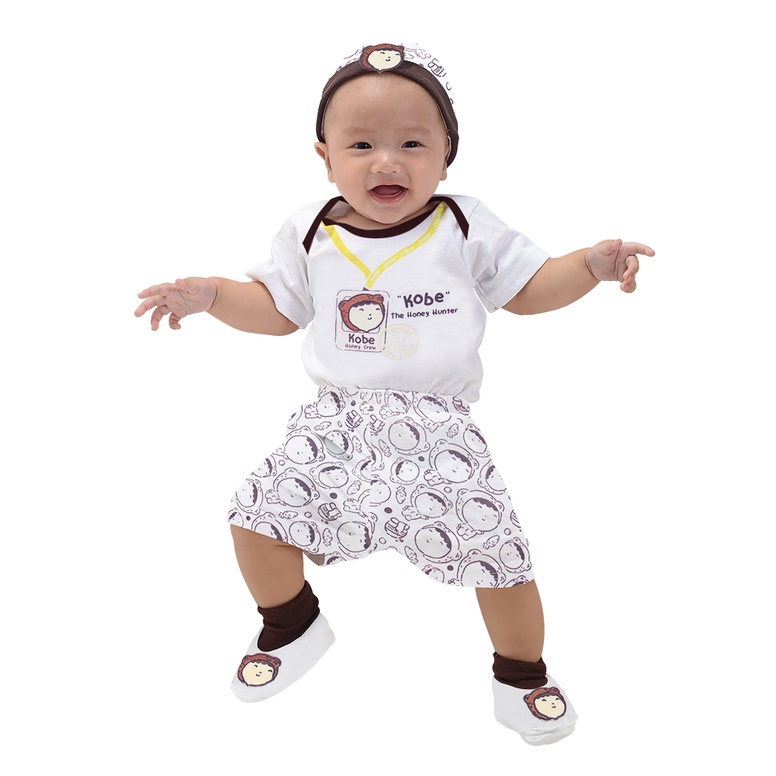 Kiddy Baju Set Bayi  / Kado Lahiran / Set Baju Lucu Bayi Free Kertas Kado Dan Ucapan