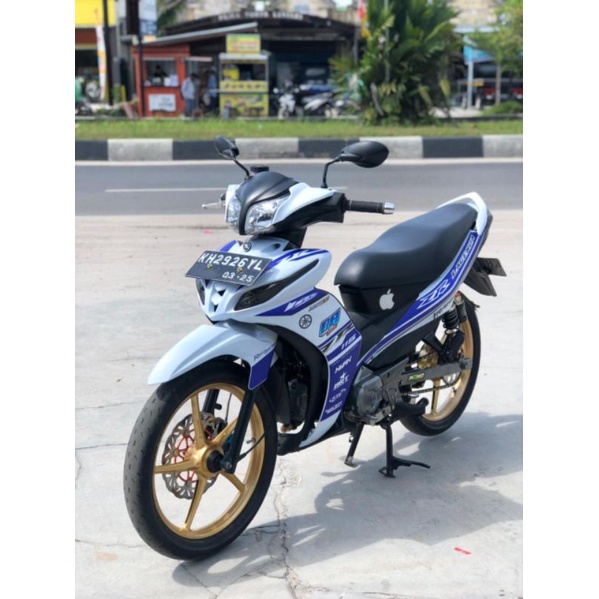 Striping transparan Jupiter Z1 custom biru