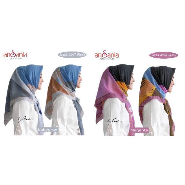 Hijab Ansania motif