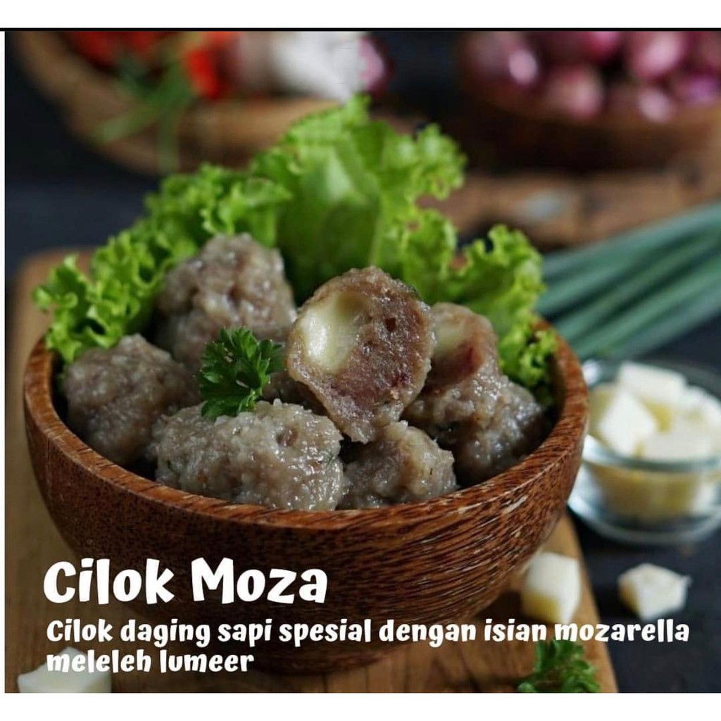 

Cilok Djoedes Frozen Mozarella | Pentol Surabaya Daging Sapi | Cilok Halal Enak 1pack isi 9pcs JUMBO