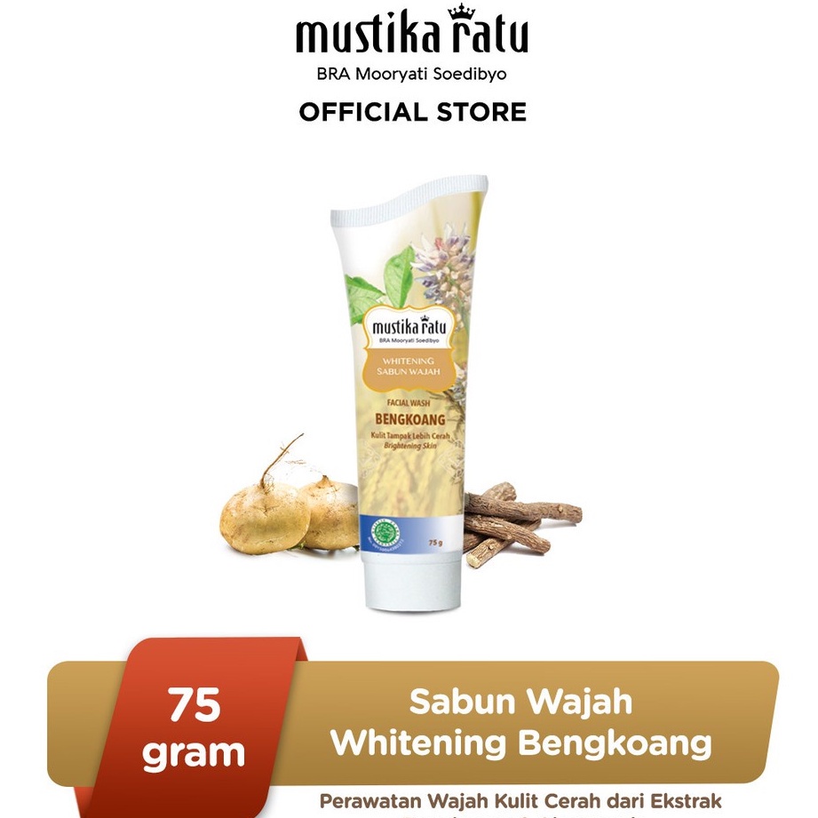 [NATURAL] Cleanser MUSTIKA RATU SABUN WAJAH BENGKOANG 75gr | Facial Cleanser_Cerianti