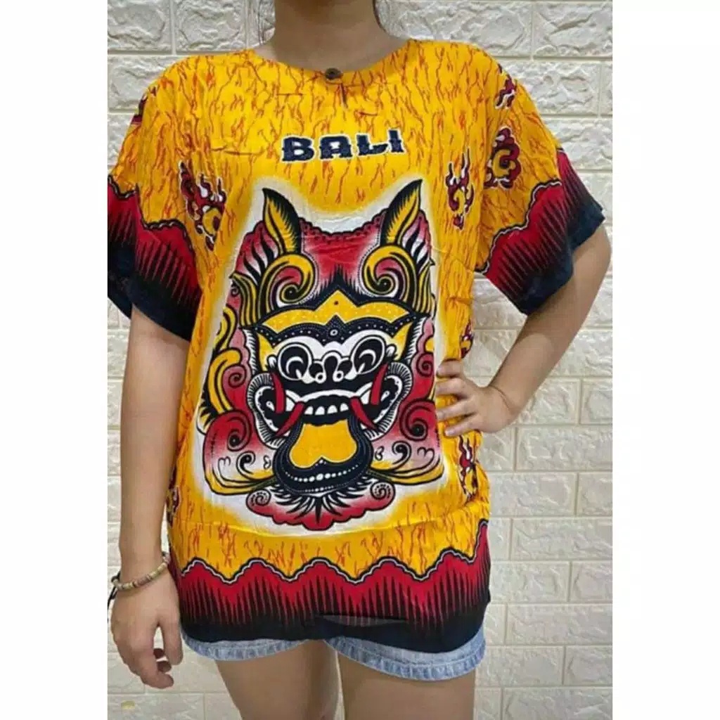 Baju Barong Bali Warna Polos Ukuran Dewasa