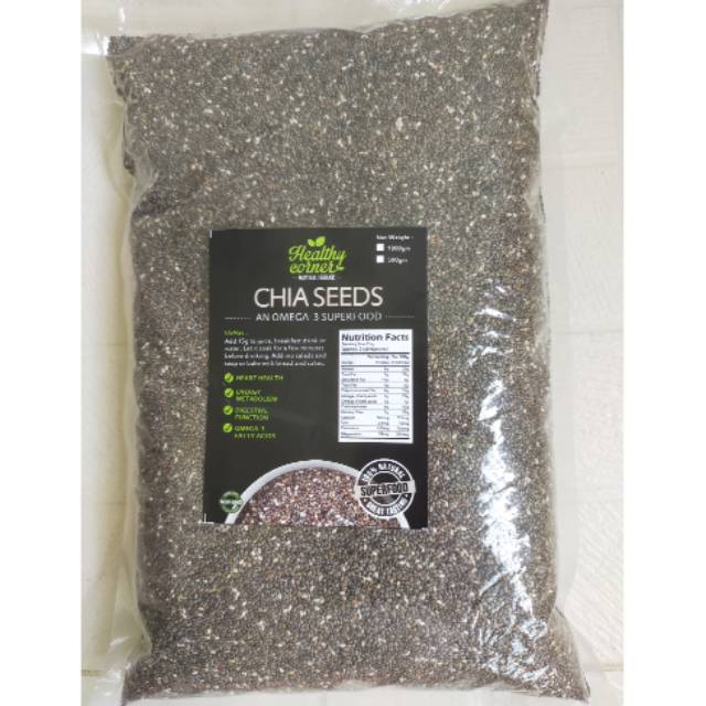 

CHIA SEEDS BLACK NATURAL 1 KG