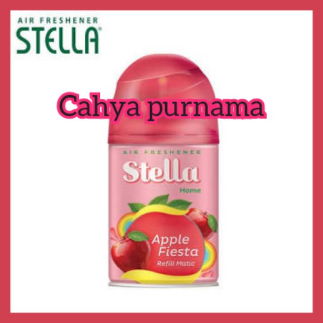 REFILL STELLA MATIC APPLE FIESTA 225ML | Shopee Indonesia