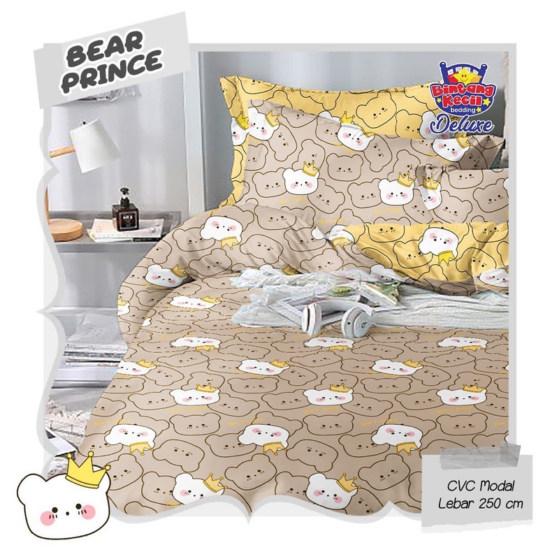 Sprei STAR Bear Prince Coklat