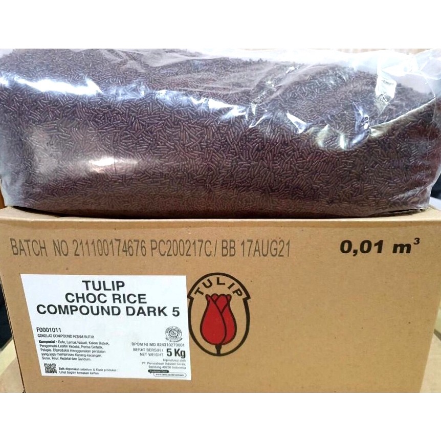 

Meises Tulip 1 Kg - Meses Coklat Butir Premium – Choco Rice 1Kg