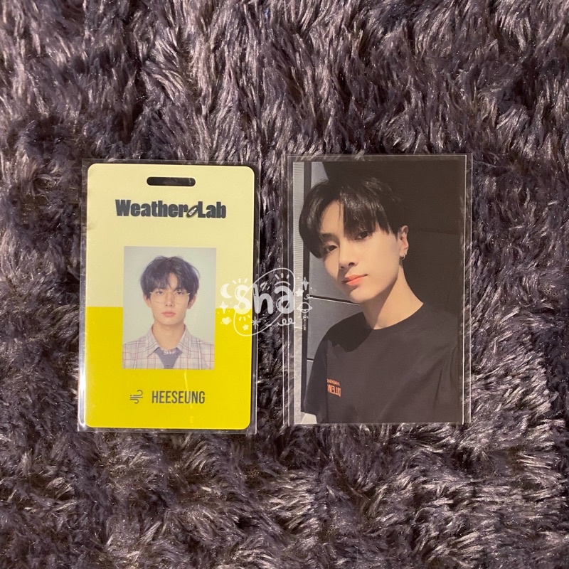 jay uni d:d heeseung idc22 enhypen photocard