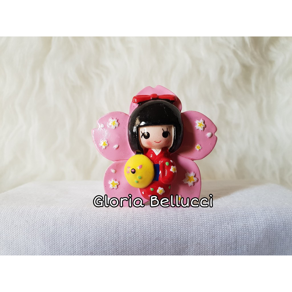souvenir oleh oleh jepang fridge tempelan magnet kulkas japan geisha boneka kokeshi geisha