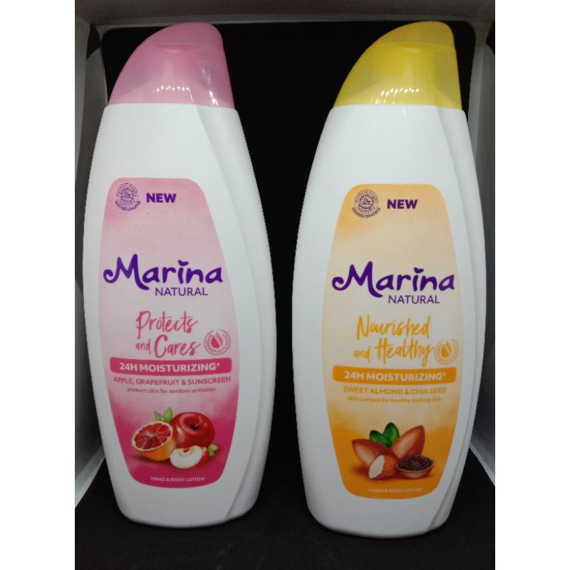 marina natural body lotion 335ml//475ml