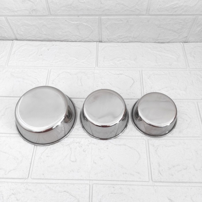 Mangkok Puding ROSH Pudding Dish Mangkok Dasar Rata 8,5cm 9,5 11,5 cm