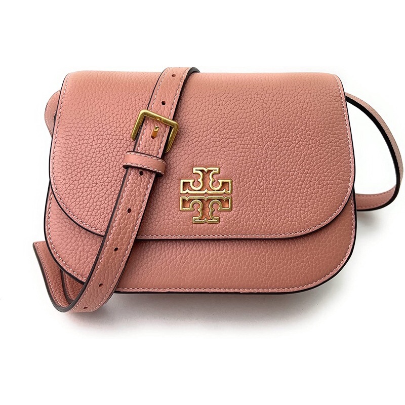 TB britten small sadle bag crossbody pink moon