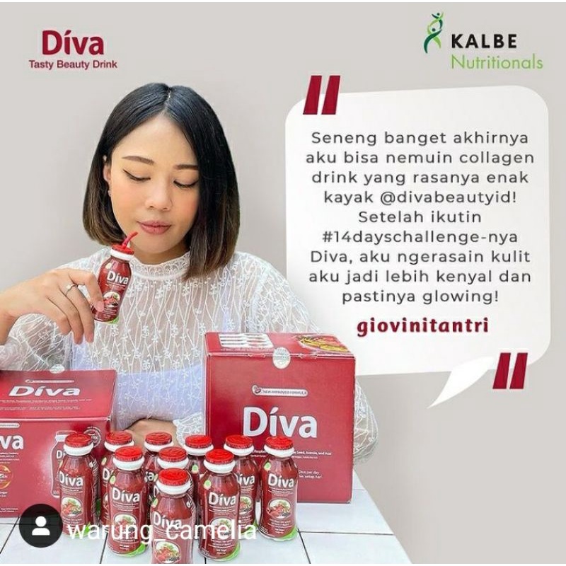 Diva Beauty Drink Minuman Collagen 6×85ml