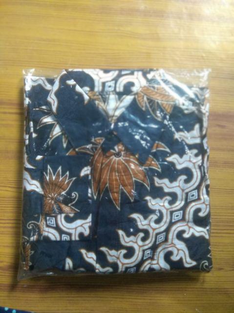 Model Terbaru Naga Siluman Black Kemeja Batik Pria Karismatik Baju Batik Pria Biru Sogan Hitam Murah