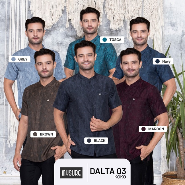 Baju Atasan Koko Pria Dalta Koko 03 By Mysure