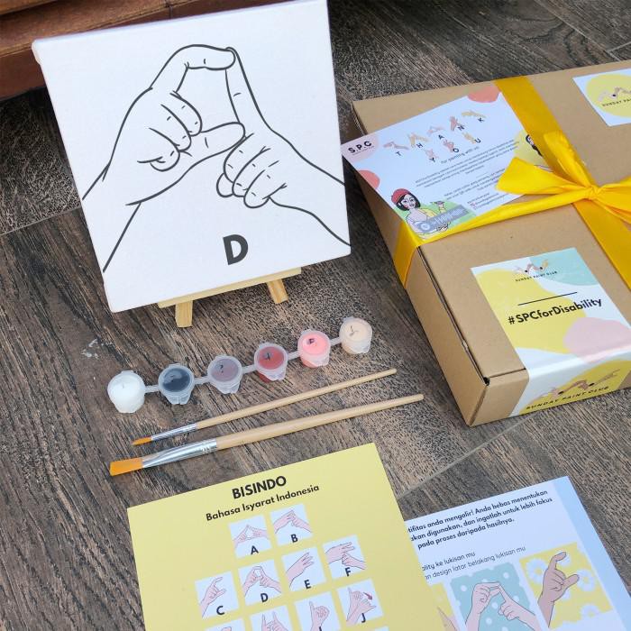 

Art / Paint By Number Kit - 1 Letter | #Spcfordisability
