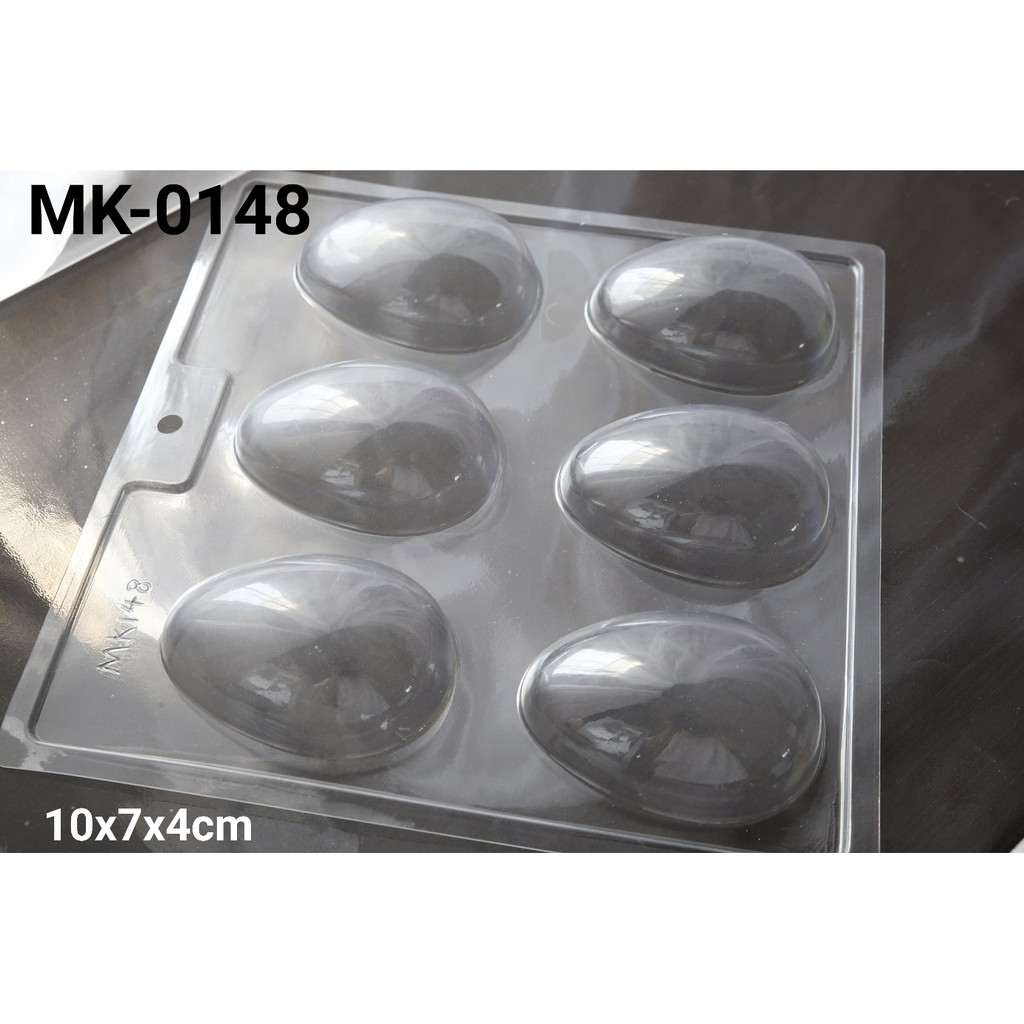 MK-0148 Cetakan mika cetakan coklat fondant pudding telur egg surprise