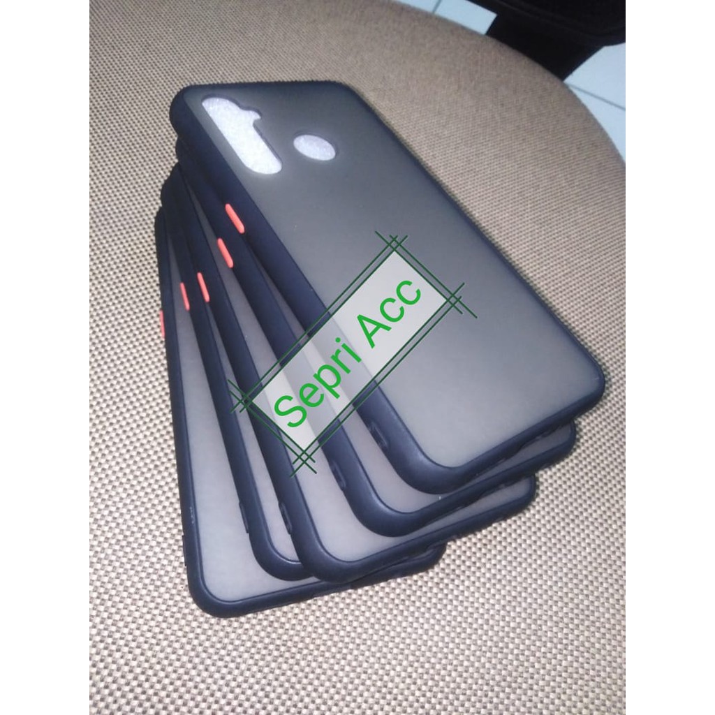 Case Redmi Note 8 Aero Case Hard Case Warna Hitam Case Aero Polos Hitam